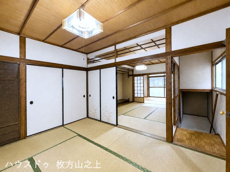 2階南側和室6畳から見た続き間