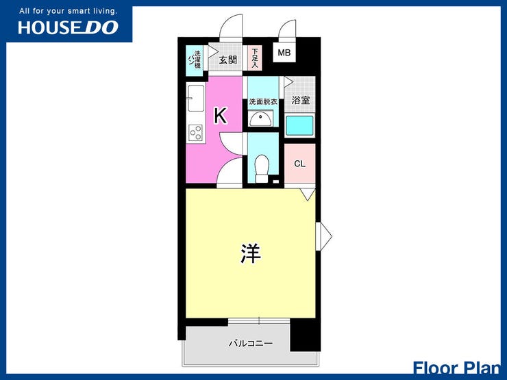 【間取り】
【オーナーチェンジ物件】年間予定収入:298,200円♪年間予定利回り:12.42%♪