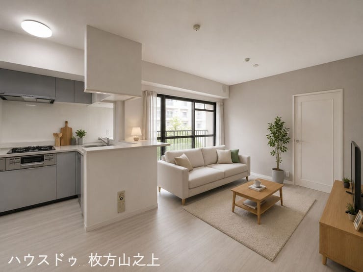 毎日の暮らしを明るく彩る開放的なLDK(※掲載の家具はCGによるイメージです。)