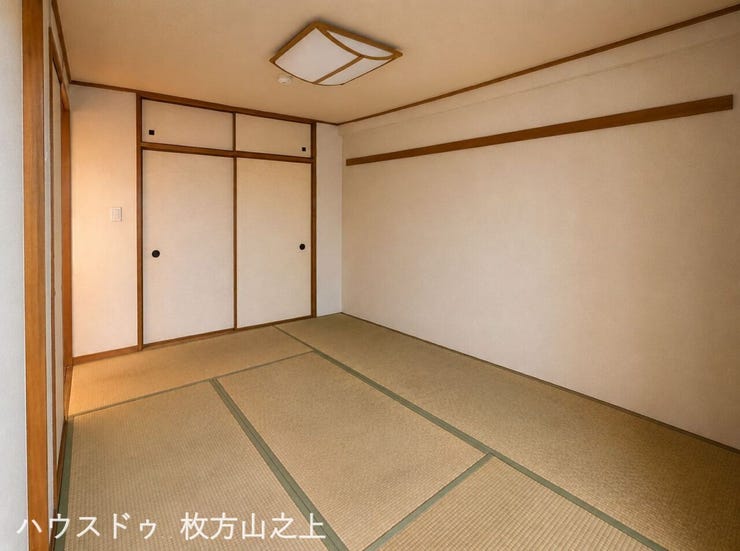 押入付きで使い勝手の良い和室です。