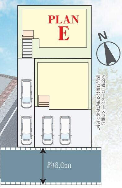 車2台駐車可能♪
