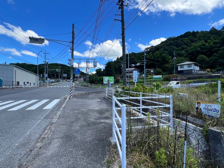国道沿いからの写真です。
