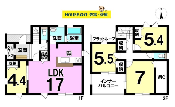 【間取り】
4LDK☆全居室フローリング♪