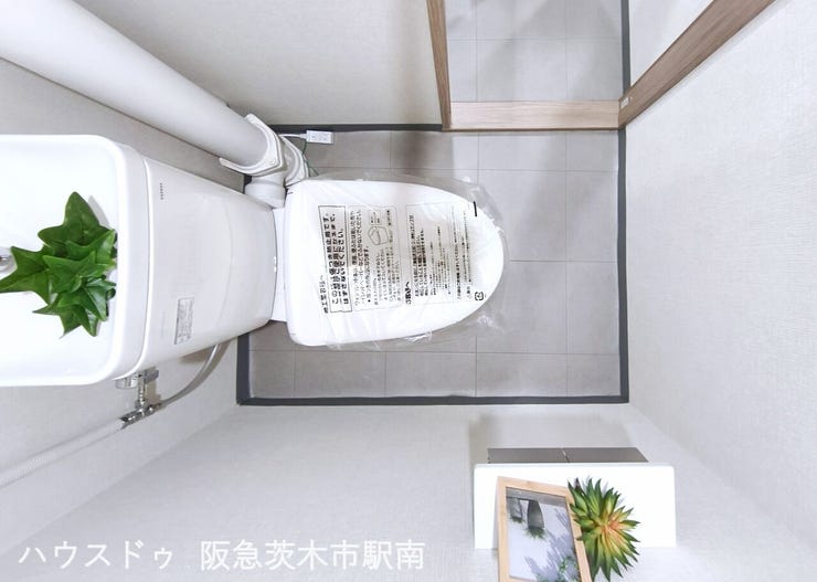 トイレを上から見た様子