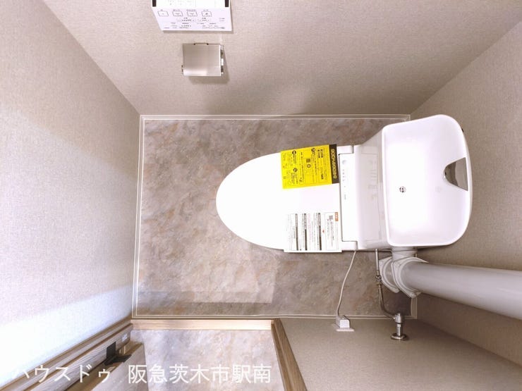 トイレを上から俯瞰した画像です