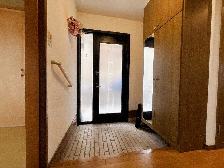 開放感のある広い玄関です。