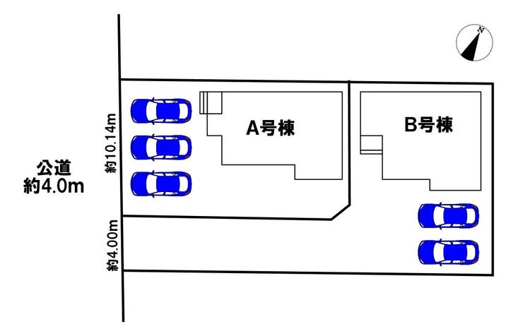 【区画図】
A号棟