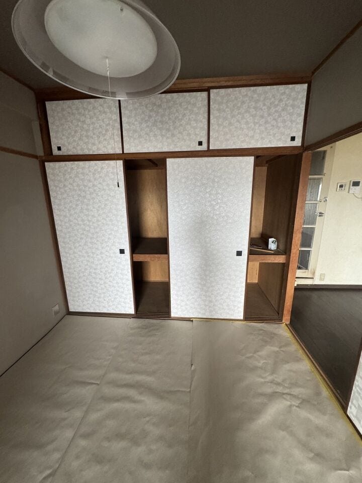 押し入れ完備
