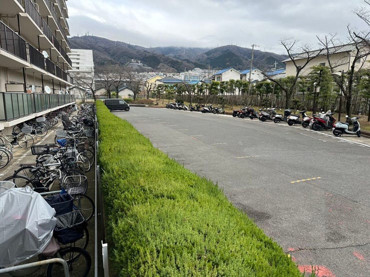 駐輪場もあり