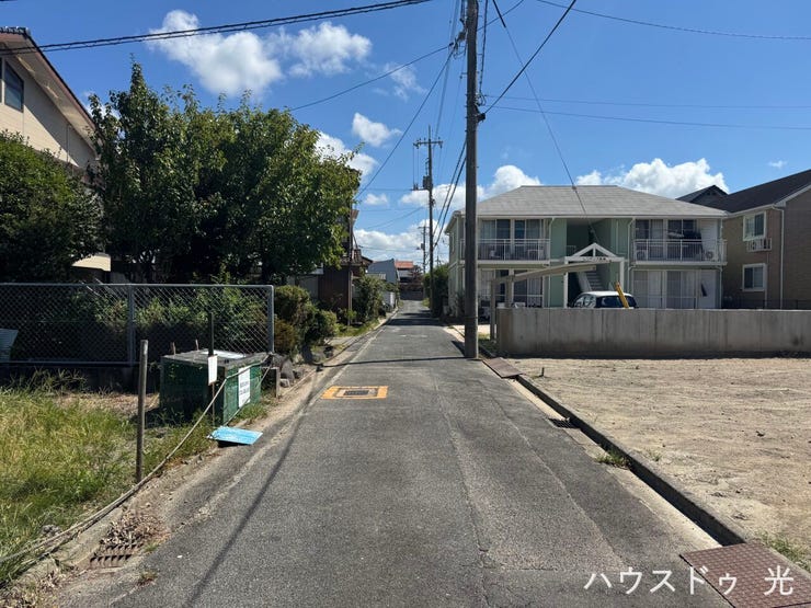 ■□■前面道路■□■南西側より南東方向を撮影