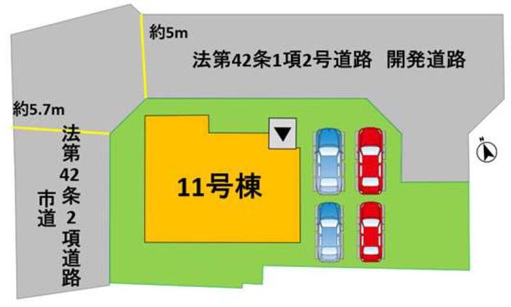 ■11号棟、車4台駐車可能■