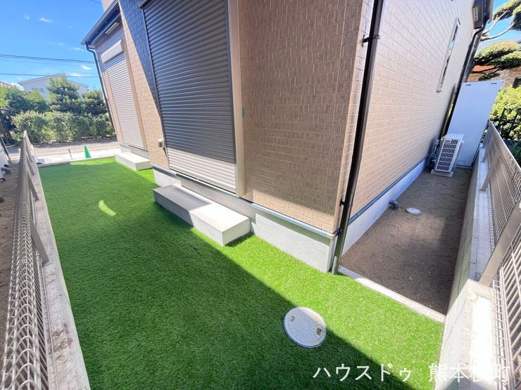 ■遊びと安らぎの多目的空間■子どもが安全に遊べ、ペットと触れ合い、大人も自然に癒やされる、暮らしを彩るスペースです。