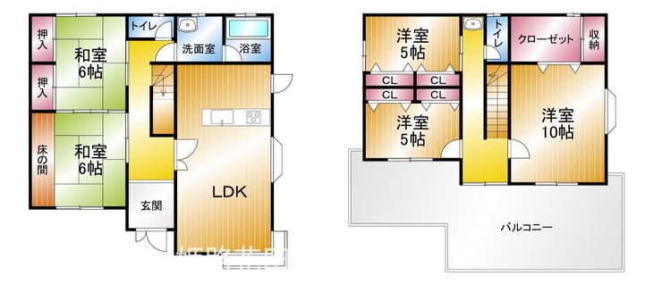 【間取り】
現況と異なる場合は現況優先といたします。