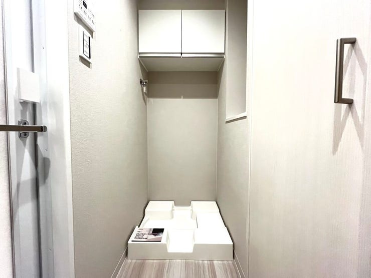 洗濯機置き場も広めのスペースを確保しています!是非、現地にてスペースを確認してみてください。