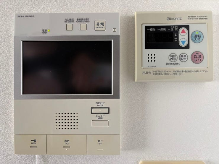 モニター付きインターホン