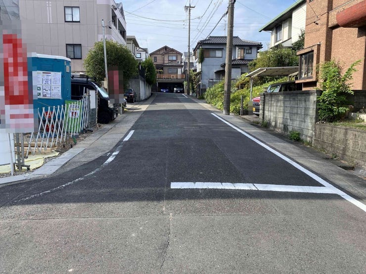 西側道路