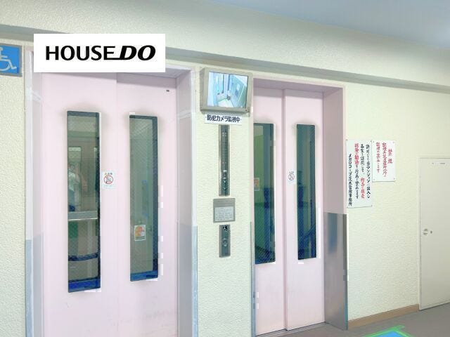 エレベータ2基・モニター付きでセキュリティ面でも安心◎