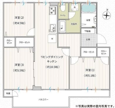 【間取り】
使いやすい間取りで、家族構成を問わず暮らしやすい設計
バランスの良い間取りで、各居室をしっかり確保しています
シンプルで使いやすいプランで、家具配置もしやすいです♪