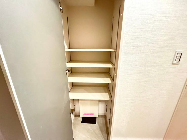 大型の下駄箱収納でお気に入りの靴もたっぷり収納できますね!