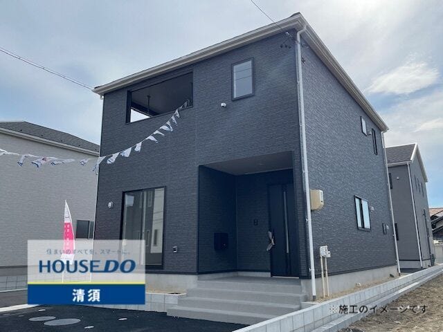 【外観】
耐震 + 制震の家、QUIE(クワイエ)建築基準法で定められた壁量の1.5倍に達する十分な性能を誇っています。ふたつの備えで、お客様の家を守ります。