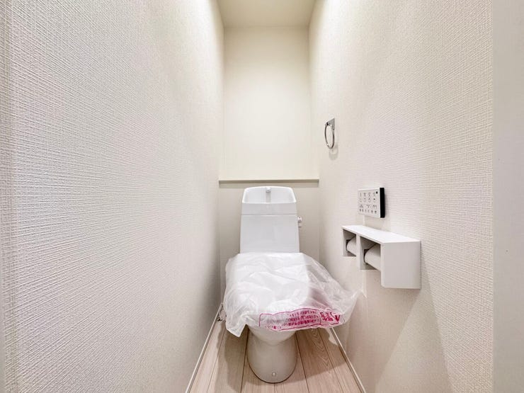 2号棟:各階、温水シャワー付きトイレ完備♪