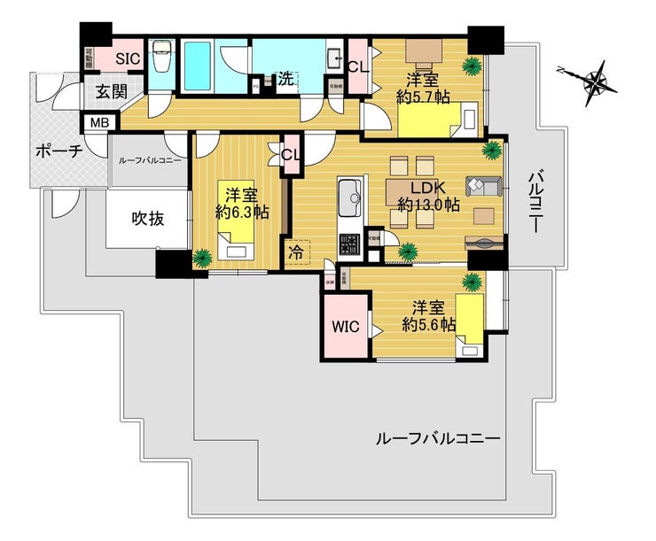 【間取り】