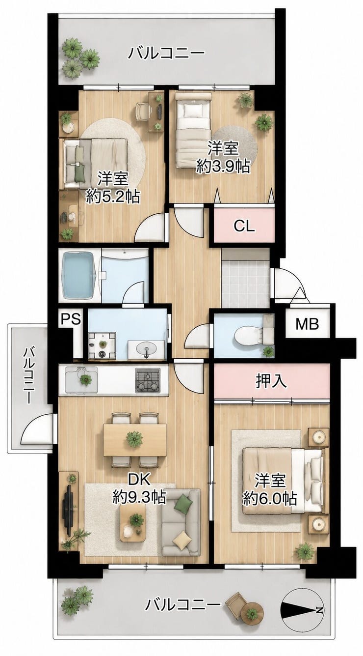 【間取り】