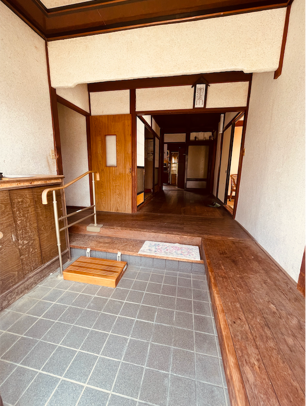 ゆとりのある広々玄関