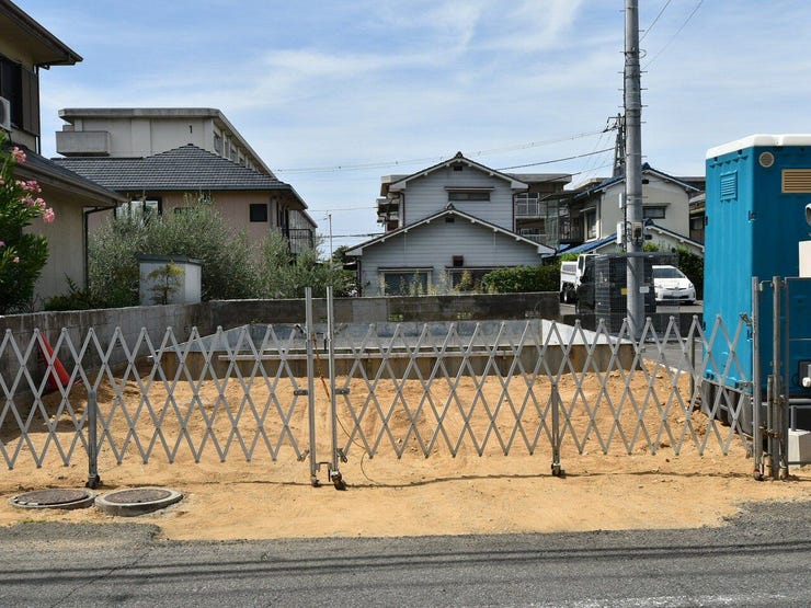 建設地を東側より撮影 2026.08.29