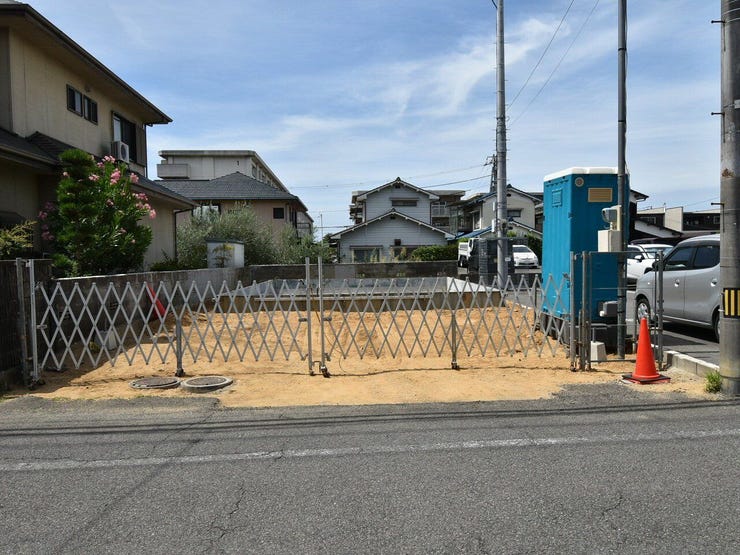 建設地を東側より撮影 2026.08.29