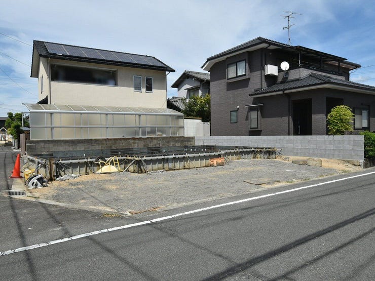 【外観写真】
建設地を南西側より撮影 2026.08.29