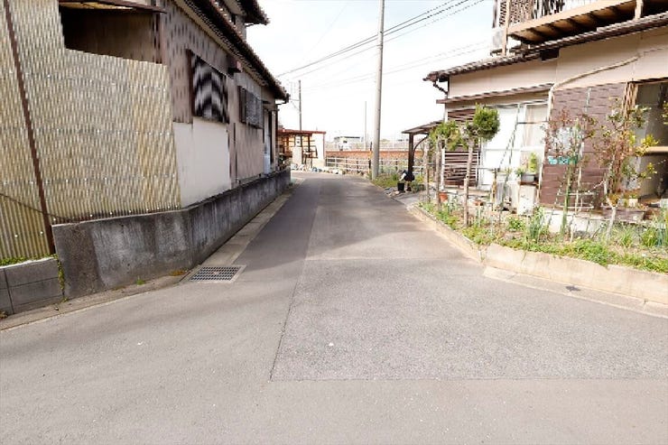 北側前面道路
2024/2/17撮影