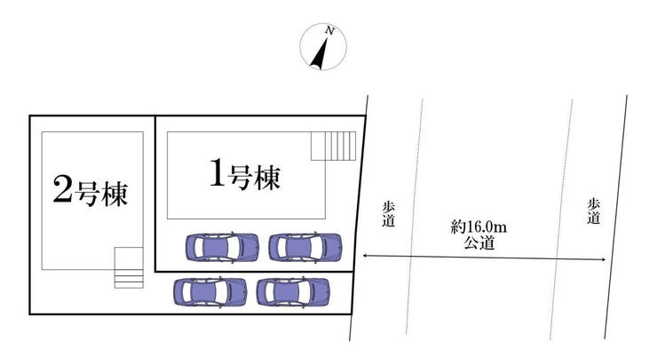 ◎区画図:2号棟