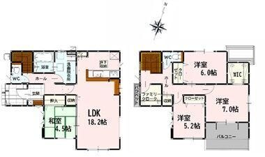 【間取り】
■6号棟・4LDK+S■