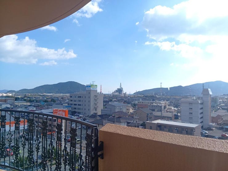 バルコニーからの眺めです♪