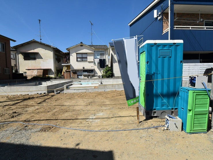 建設地を南側より撮影 2026.08.30