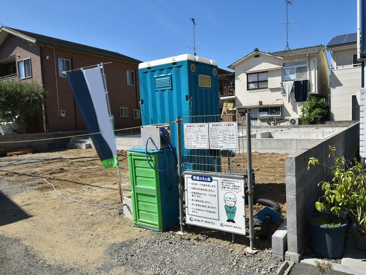 建設地を南東側より撮影 2026.08.30