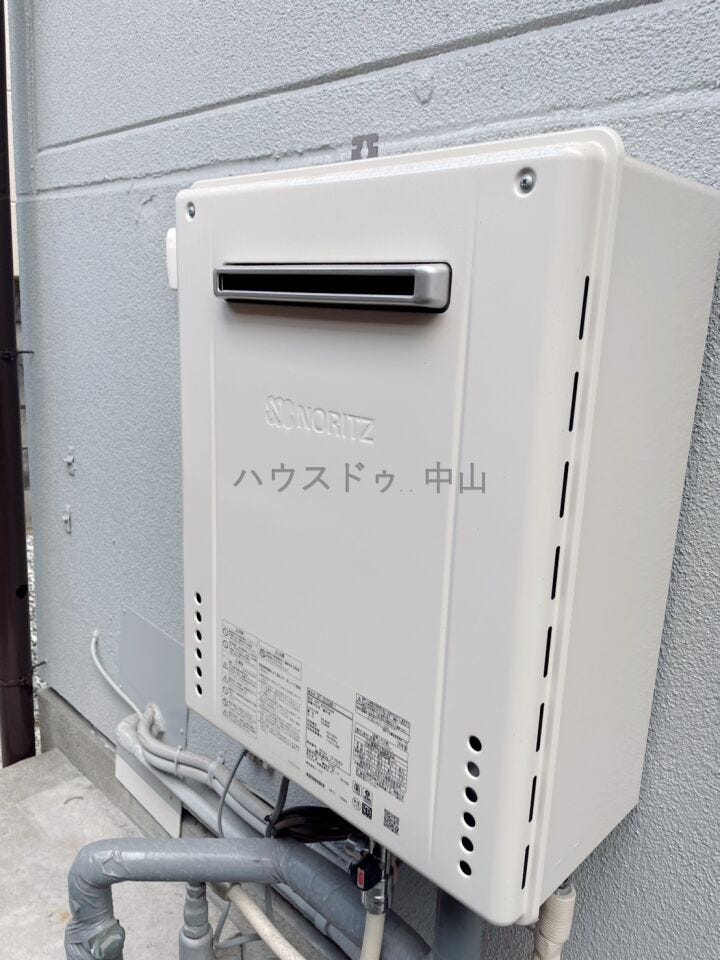 給湯器も新品交換済み