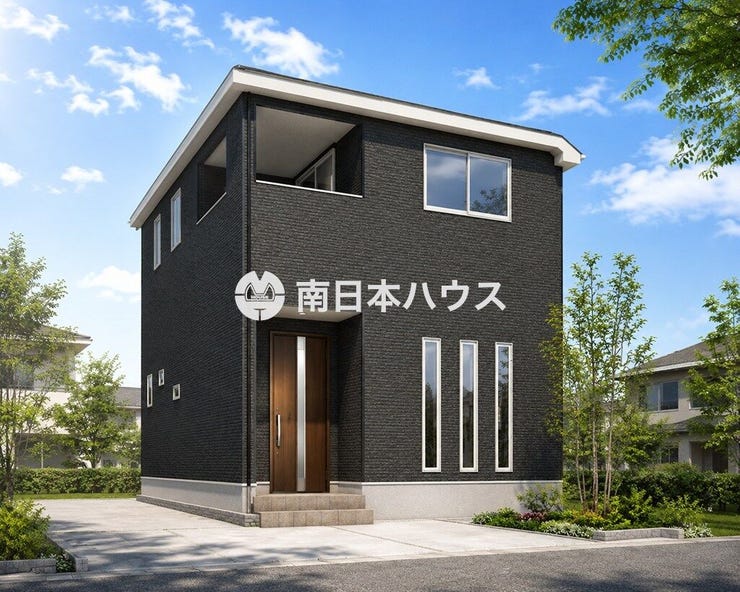 【外観】
※画像は完成予想パースです。実際の建物とは外観・色彩・外構・植栽・周辺環境等が異なる場合があります。