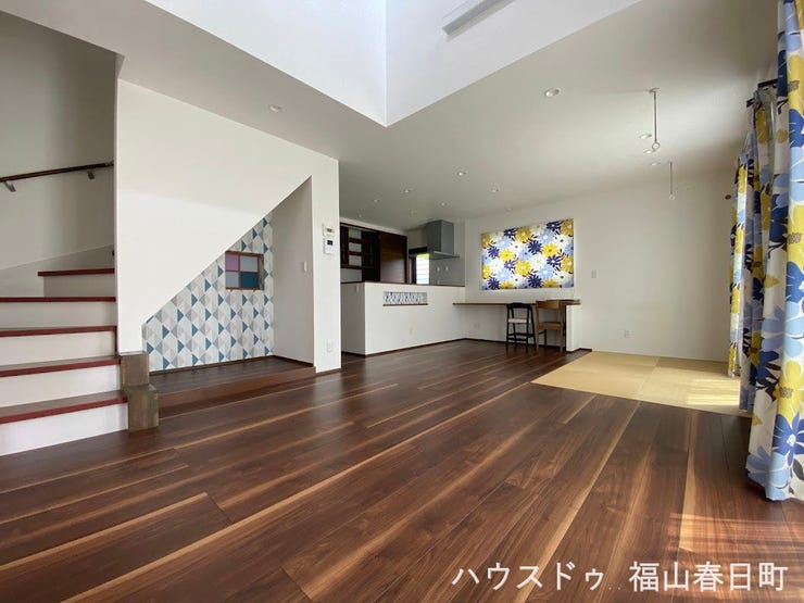 陽当り良好で開放感のあるLDK