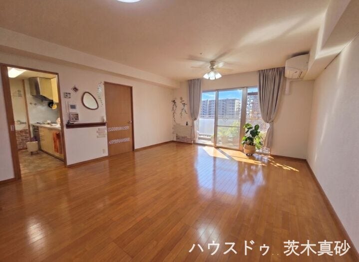 バルコニーは南向き