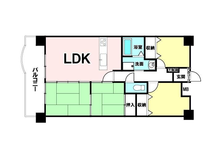 【間取り】
図面と現況が異なる場合は、現況を優先します。