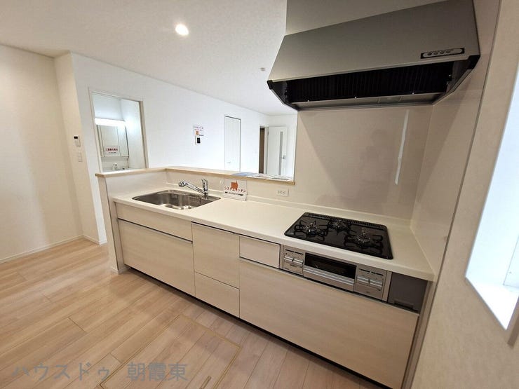 ガス3口キッチン、広くてお料理が楽しくなりますね★