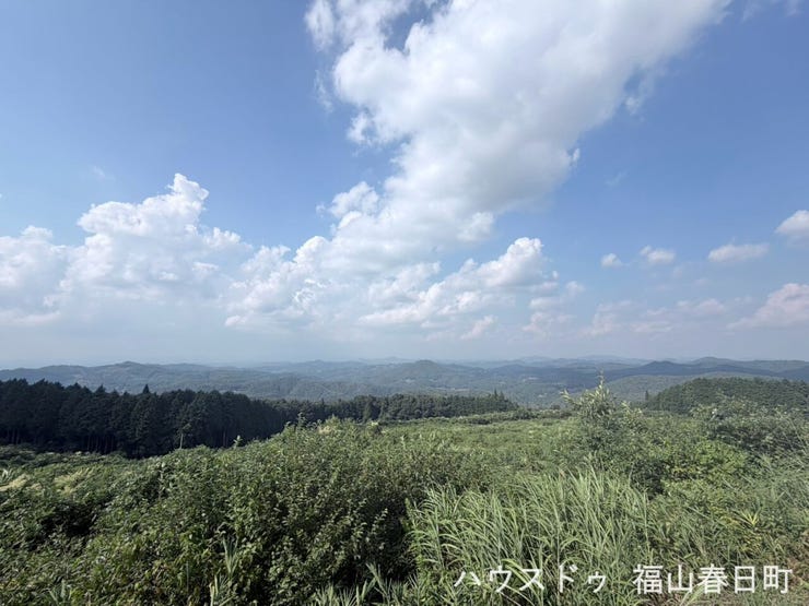 物件の周りには神石高原町を見渡せるエリアもあり
日頃の疲れも吹き飛びます!