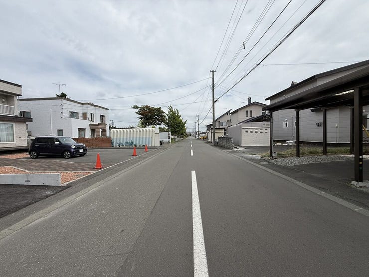 前面道路はゆとりのある約8.0m♪