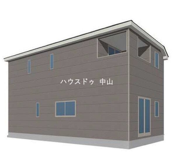 【外観】
\堂々とした佇まいの新築戸建/
洗練された外観デザインが街並みに映える一邸。住まうご家族の誇りとなる、美しさと安心感を兼ね備えた住まいです。