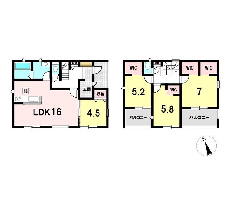【間取り】
【4LDK】
全室収納付きで、空間を広々使えるゆとりのある間取り♪
各部屋に収納スペースが確保されているため、荷物がすっきり片付き、家具の配置もしやすく生活空間を最大限に活用できます!