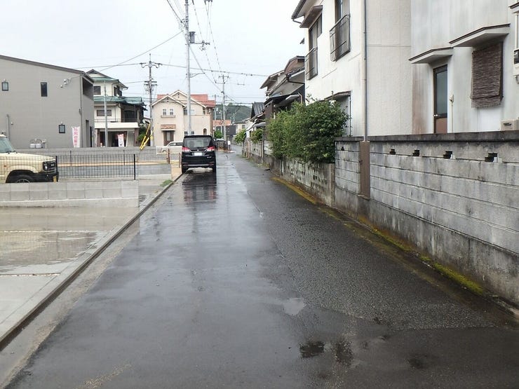 南側道路 2026.09.03 雨天時