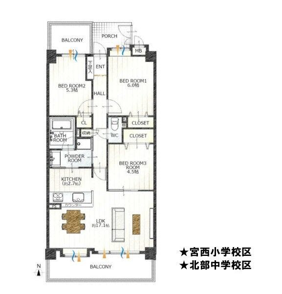 【間取り】