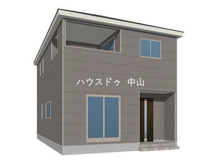 【外観】
\堂々とした佇まいの新築戸建/
洗練された外観デザインが街並みに映える一邸。住まうご家族の誇りとなる、美しさと安心感を兼ね備えた住まいです。